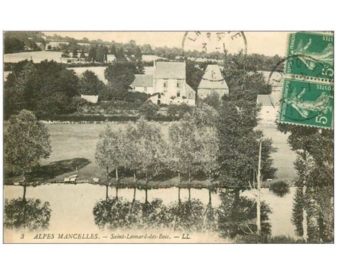 Carte Postale Ancienne 72 SAINT LEONARD DES BOIS 1916 Cartes