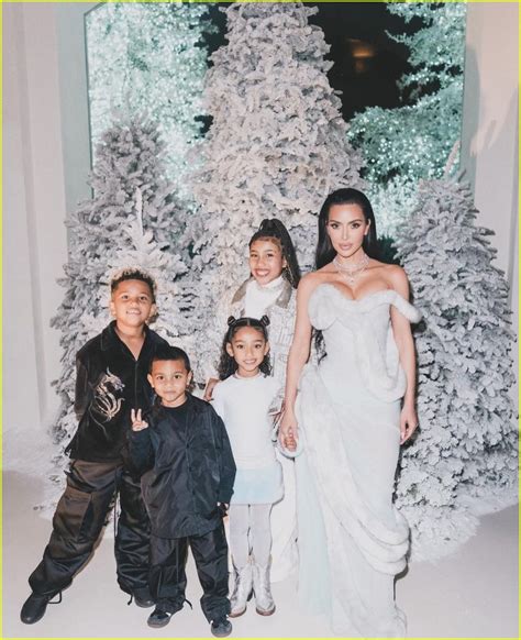 Kim Kardashian Shares Photos with All 4 Kids from Inside Her Christmas ...