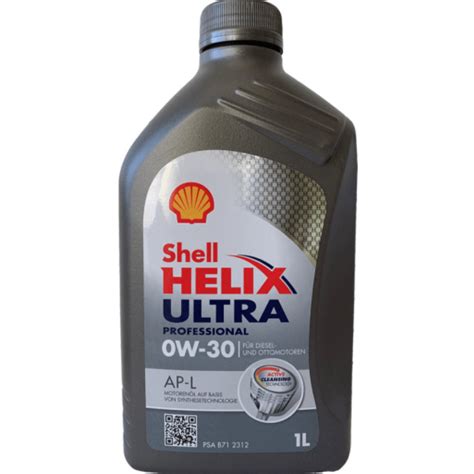 МОТОРНО МАСЛО SHELL HELIX ULTRA PROF AP-L 0W30 1L
