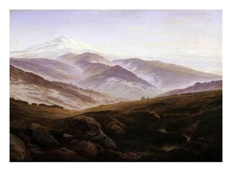 Erinnerungen An Das Riesengebirge 1835 Giclee Print Caspar David