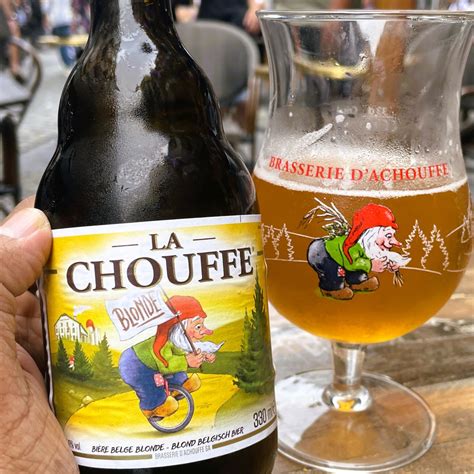 79 La Chouffe Blonde Beer Strong Belgian Pale Ale Beer With Sid