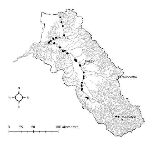 The Condamine Catchment of southeast Queensland, Australia. The ...