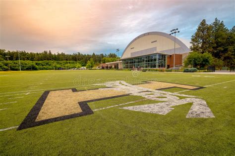 University of Idaho Football Dome and Practive Field Editorial Stock ...