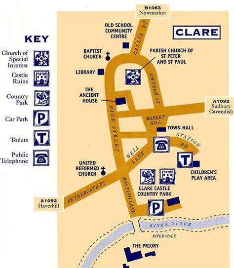 town map  clare