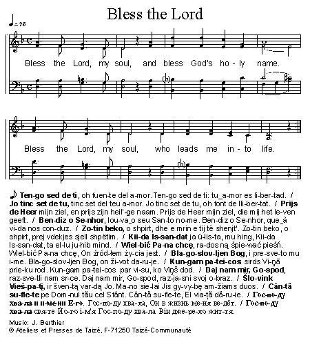 Cantus Mundi: Bless the Lord, My Soul (Taizé)