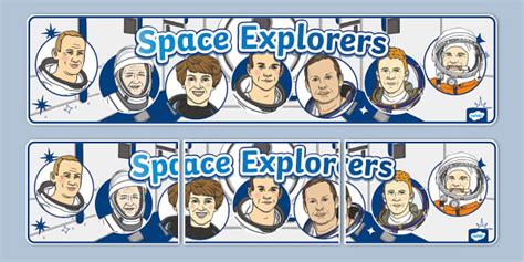 Space Explorers Display Banner Profesor Hizo Twinkl