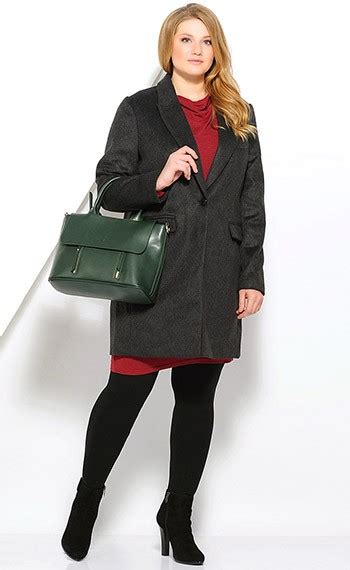 Демисезонные пальто больших размеров для женщин (фото)