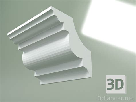 3d модель Карниз из гипса (потолочный плинтус) КТ315 | 66020 | 3dlancer.net