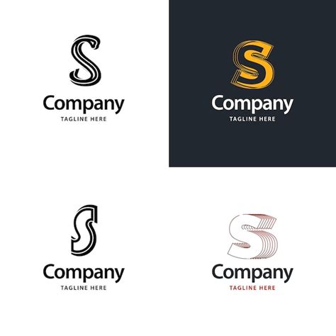 Lettre S Big Logo Pack Design Cr Ation De Logos Modernes Et Cr Atifs