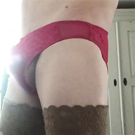 Red Lace Panty Wank Gay Amateur Amateur Porn Feat Davidinlace Xhamster