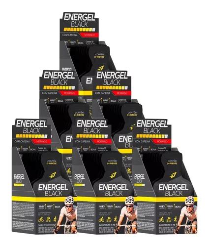 X Caixas Gel Energel Black Sach S Bodyaction Carbo Frete Gr Tis