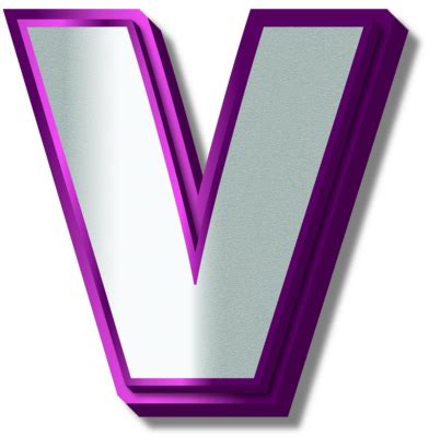 V Letter PNGs for Free Download
