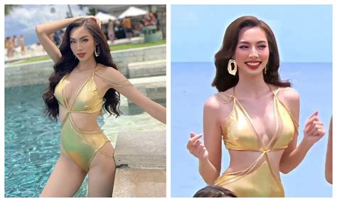 Thùy Tiên đẹp bất chấp camera thường cùng màn catwalk với bikini đỉnh của chóp