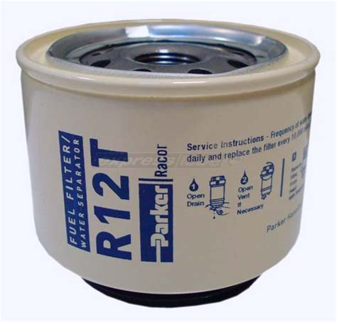 Racor R12t Spin On Filter 10 Micron Blue Racor 100 Spin On Series Racor Spin On Fuel