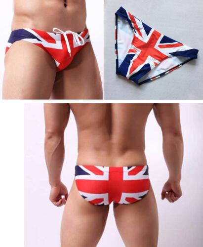 Mens Swim Briefs Uk Us Brazil Flag Bikini Swimwear Sexy Mini Trunks Bathing Suit Ebay