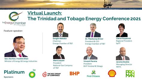 Launch of the Trinidad and Tobago Energy Conference — Energy Chamber of