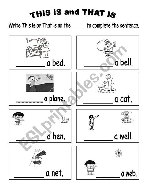 This Is And That Esl Worksheet By Yellowismyfavoritecolor