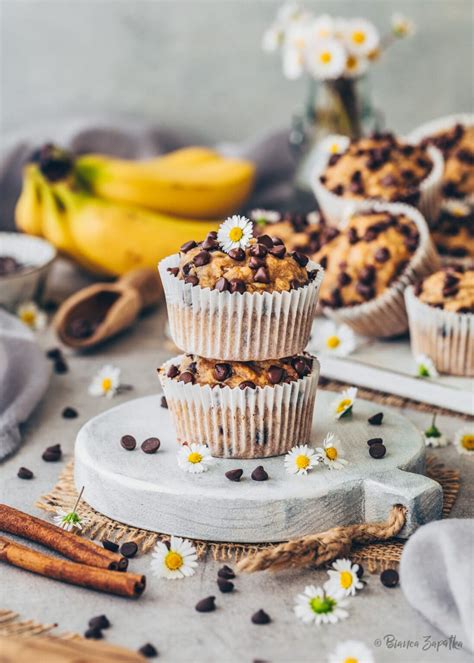 Bananen Muffins Einfach Saftig Gesund Vegan Bianca Zapatka Rezepte