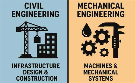 Civil Engineering Vs Mechanical Engineering: Major Differences
