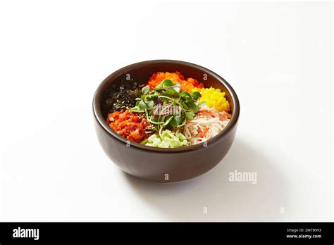 Bibimbap Korean Mixed Rice With Vegetable Stock Photo Alamy