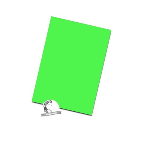 Feuille De Flex A4 Plottermarie Standard Premium Vert Fluo 401 La