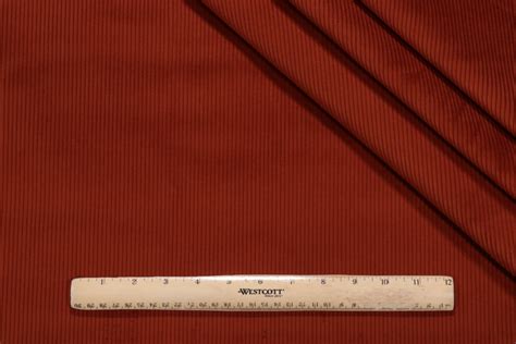 Yards Scalamandre Corduroy Woven Decorator Fabric In Cinnamon