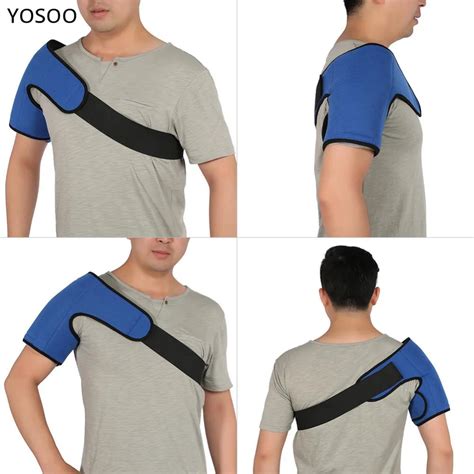 Aliexpress Buy Pc Shoulder Brace Support Hot Cold Pack Gel Wrap Shoulder Pain Sprains