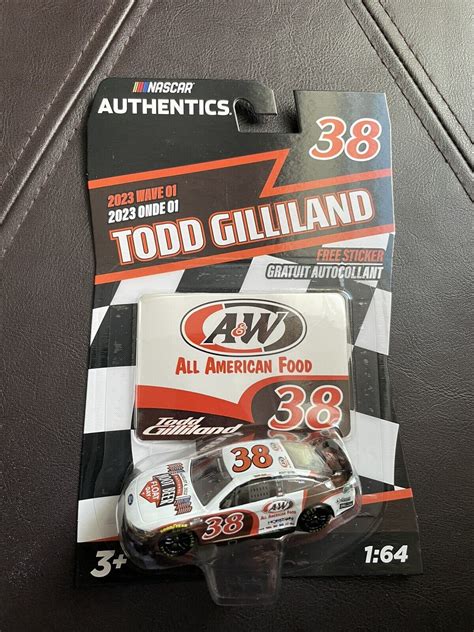 Todd Gilliland 38 Aandw 1 64 Nascar Authentics Die Cast 2023 Wave 1 Brand New Ebay