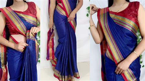 Khan Saree Wearing Elegant Trick How To Make Pleats Look Perfect Sari