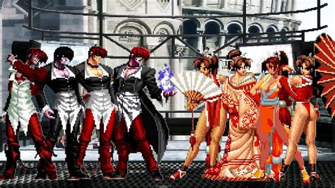 Kof Mugen Iori Yagami Team Vs Mai Shiranui Team Youtube