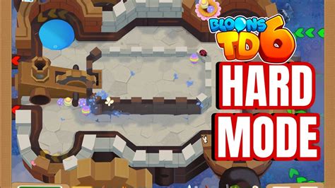 BTD6 HOW TO WIN CASTLE REVENGE HARD MODE BLOONS TD6 NEW MAP SHOWCASE