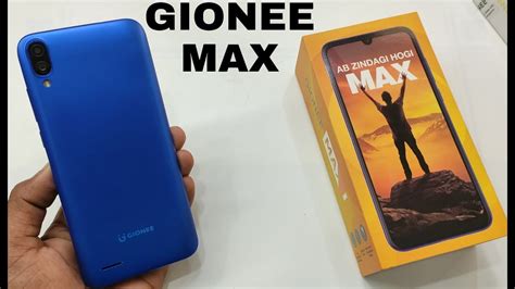 Gionee Max Unboxing First Impression The Best Smartphone Low Price