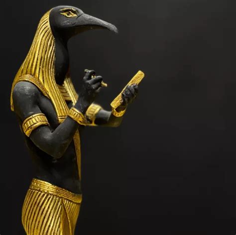 Ancient Egyptian Thoth Statue God Of Moon Egyptian God Of Wisdom