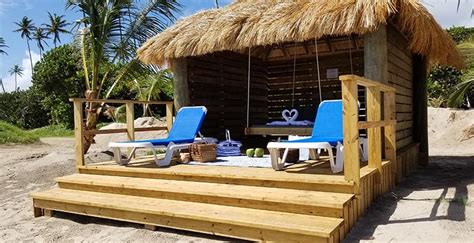 Experience Our Private Beachfront Cabanas