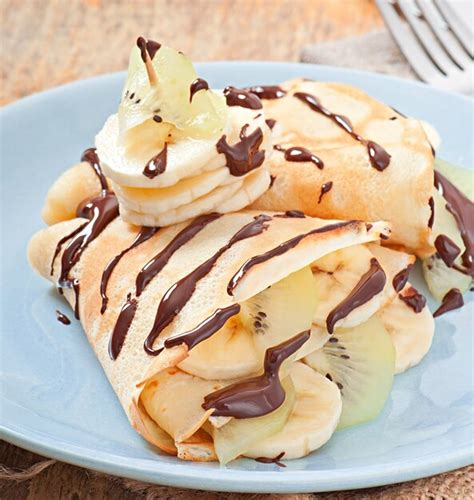 Free Photo | Pancakes with ice cream and chocolate sauce