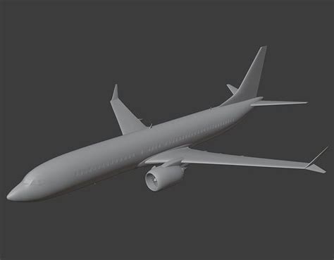 Boeing 737 Max 8 Ready For 3d Printing 3d Model 3d Printable Cgtrader