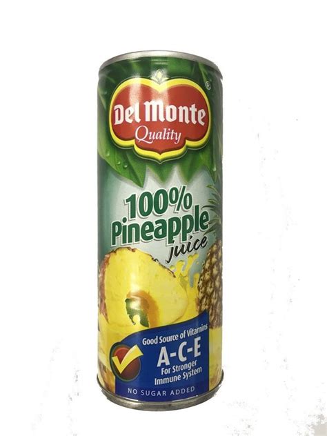 Del Monte Pineapple Juice Ml