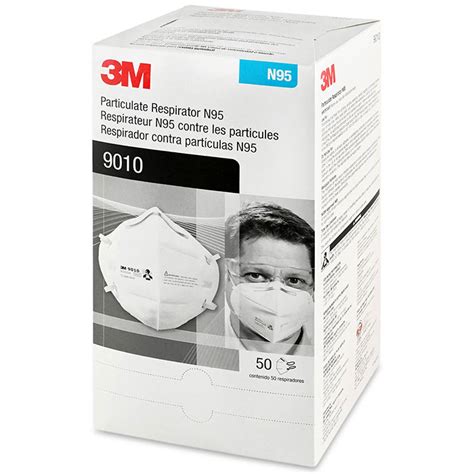 Mascarilla Respirador N95 3m Mod 9010 Caja C50 Piezas Médica Depot