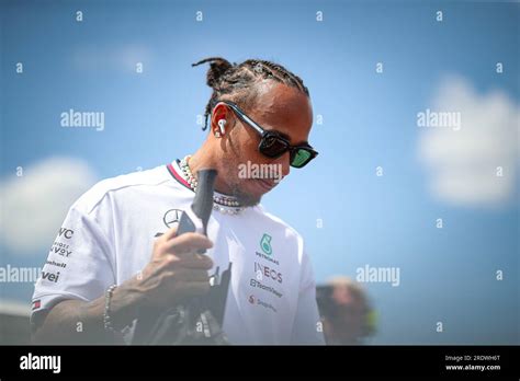 Budapest Hungary 23rd July 2023 44 Lewis Hamilton GRB AMG