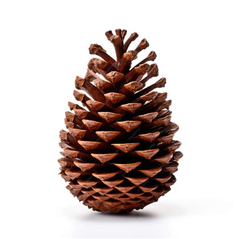 Premium AI Image | Pinecone Decor isolated on white background