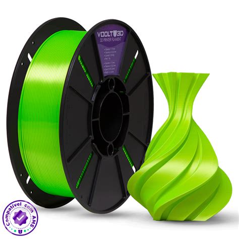 Filamento Pla Verde Neon V Silk Premium