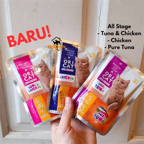 Promo Makanan Basah Kucing ORICAT Pouch 80gr Wet Food Kitten Adult