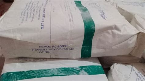 Kemox Rc 800 PG Titanium Dioxide Rutile Bag 25 Kg At Rs 275 Kg In