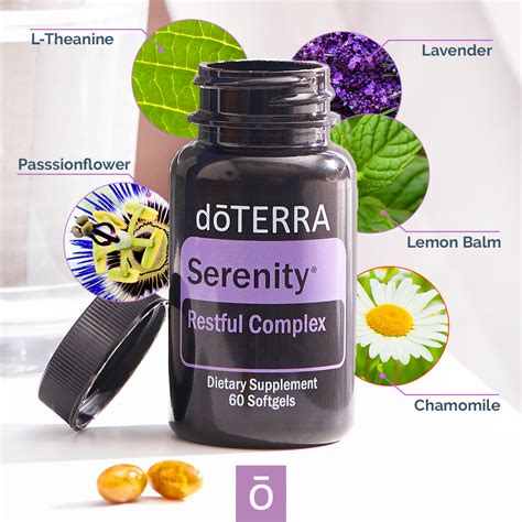 Doterra Serenity Restful Complex Softgels Dōterra Essential Oils