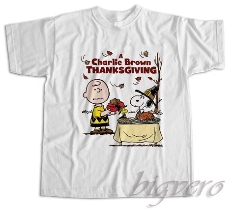 Buy Now! Charlie Brown Thanksgiving T-Shirt Size S-3XL