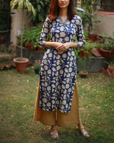 Royal Blue Kurta Set By Raasleela The Secret Label