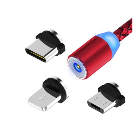 Магнитный кабель для зарядки телефона USB - "micro usb" "type C" "8 pin ...