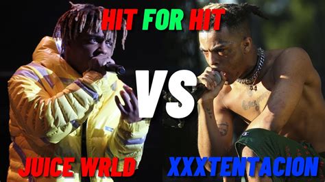 Juice Wrld Vs Xxxtentacion Hit For Hit Youtube