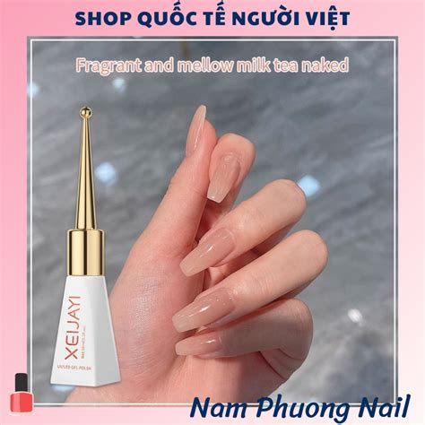 Xeijiayi sơn màu nude Trà sữa chai 10ml Shopee Việt Nam