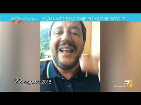 Nave Diciotti Matteo Salvini Sfida Mattarella E Conte Youtube